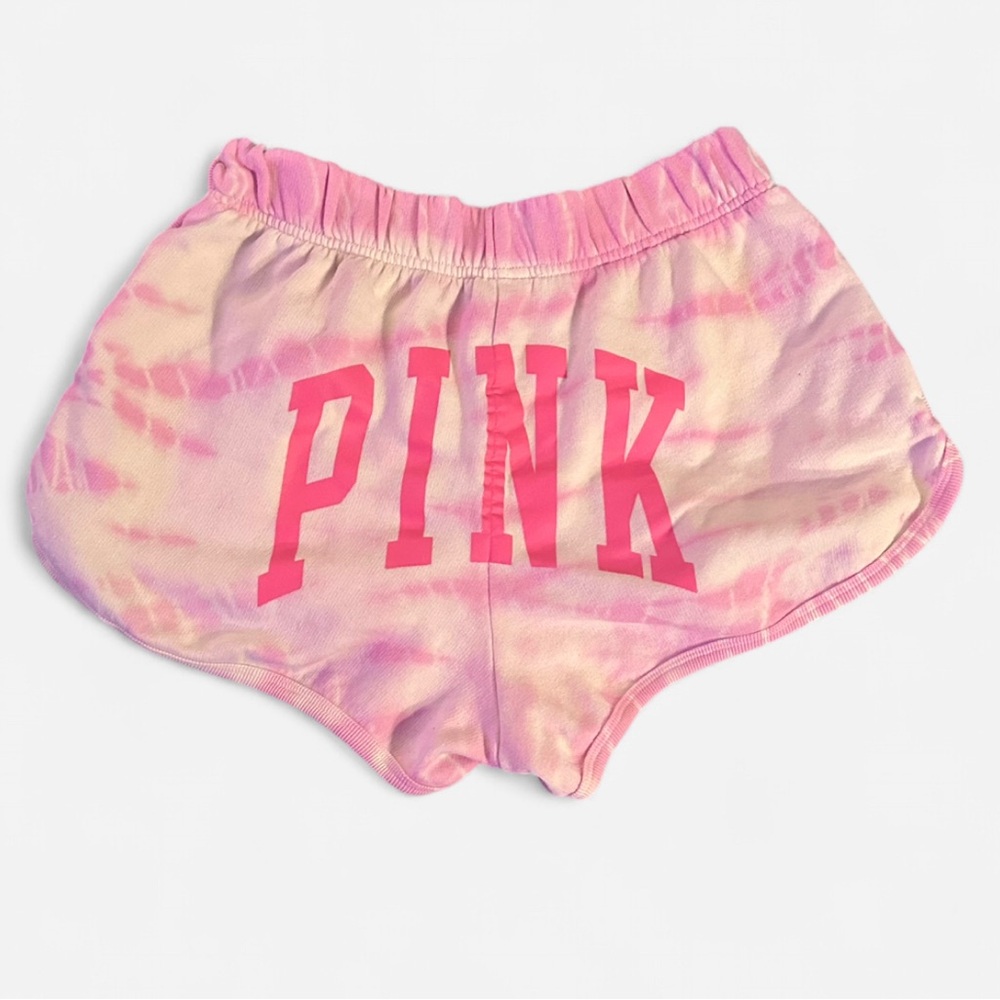 PINK Victoria's Secret Pastel Tie-Dye Shorts
